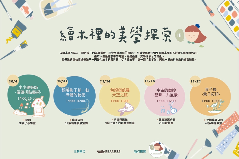 「繪本裡的美學探索」系列活動