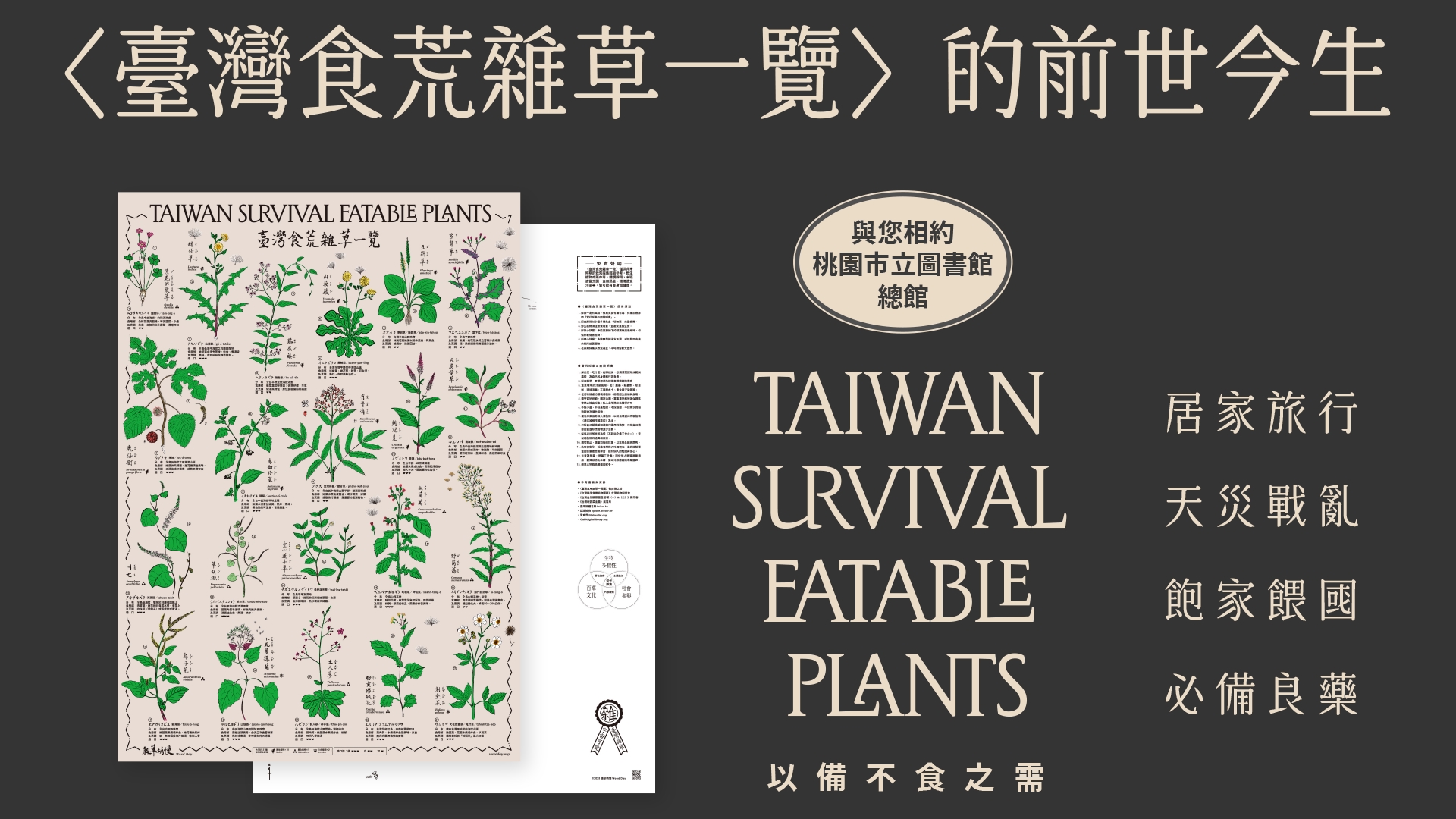  〈臺灣食荒雜草一覽〉 的前世今生