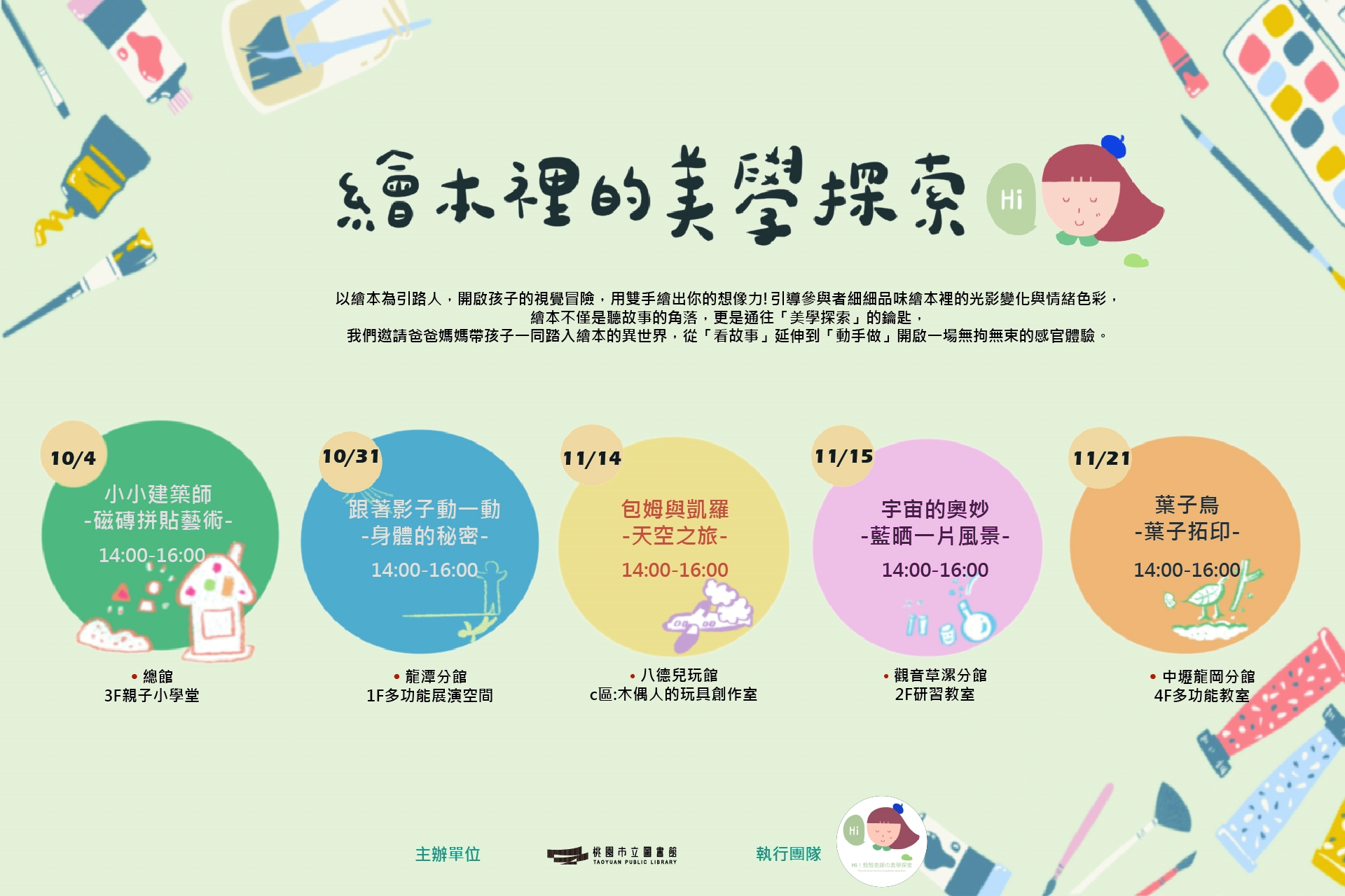 繪本裡的美學探索系列活動